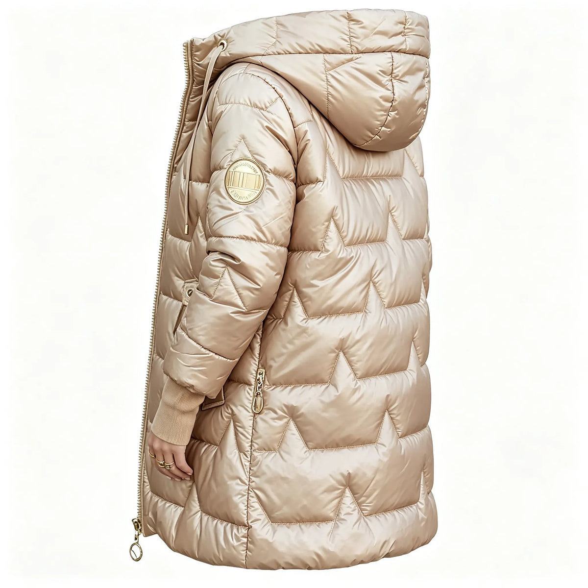 Women's Hooded Long-sleeved Casual Fashion Cotton Coat