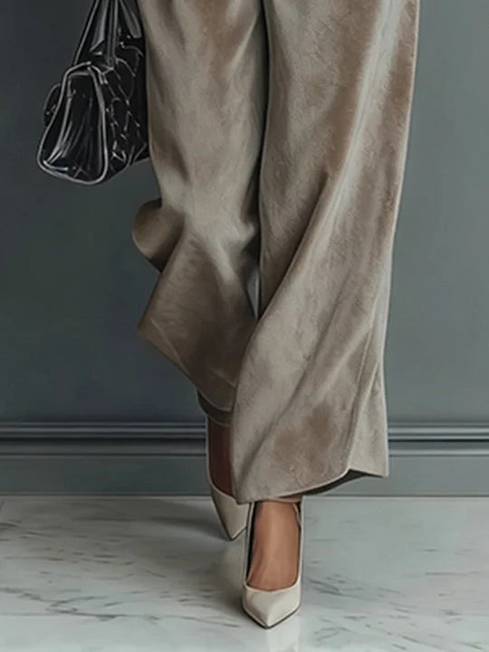 Conjunto de Terciopelo Elegante para Uso Diario